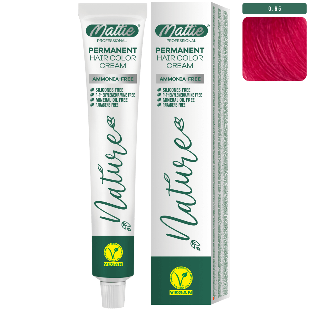 Mattie Professional Nature (0.65) Special Pink - Vegan Permanente Kleurcrème 60ml