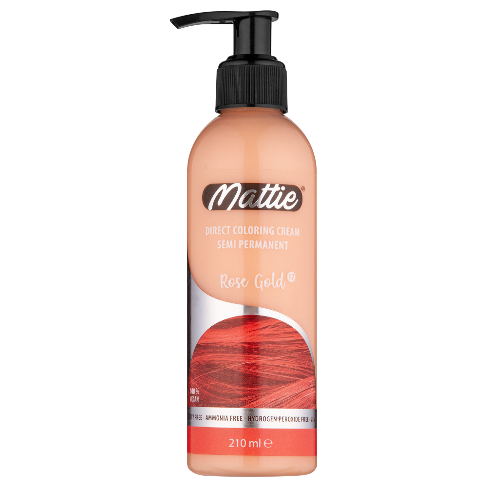 Mattie Rose Gold - Direct Vegan Kleurcrème Semi-Permanent 210ml