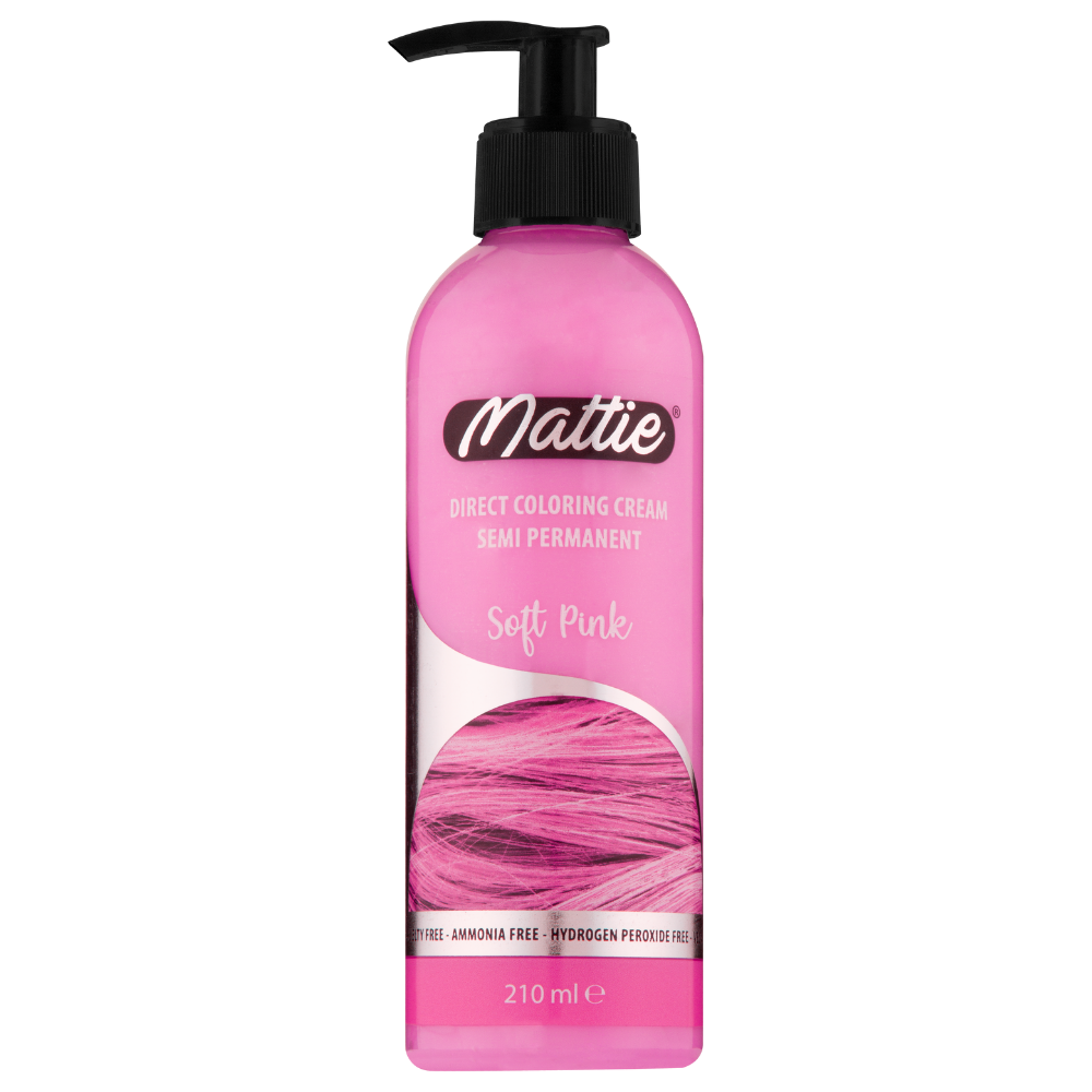 Mattie Soft Pink - Direct Vegan Kleurcrème Semi-Permanent 210ml