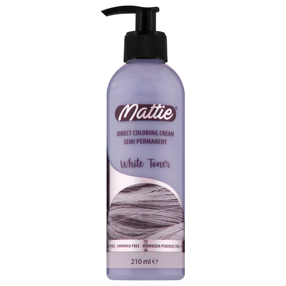 Mattie White Toner - Direct Vegan Kleurcrème Semi-Permanent 210ml
