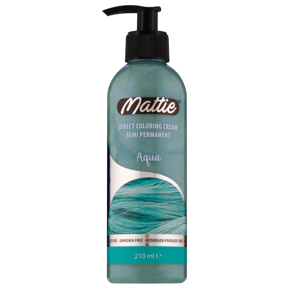 Mattie Aqua - Direct Vegan Kleurcrème Semi-Permanent 210ml