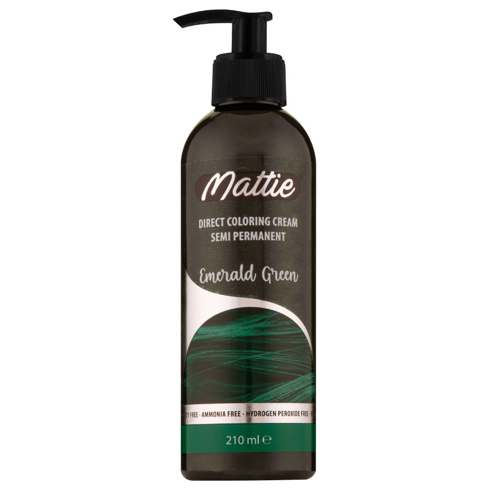 Mattie Emerald Green - Direct Vegan Kleurcrème Semi-Permanent 210ml