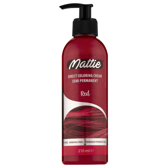 Mattie Red - Direct Vegan Kleurcrème Semi-Permanent 210ml