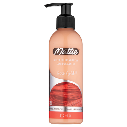 Mattie Rose Gold - Direct Vegan Kleurcrème Semi-Permanent 210ml
