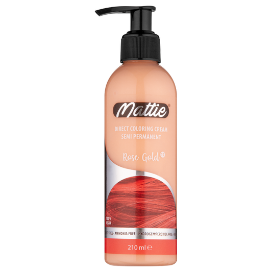 Mattie Rose Gold - Direct Vegan Kleurcrème Semi-Permanent 210ml