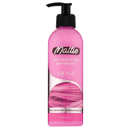Mattie Soft Pink - Direct Vegan Kleurcrème Semi-Permanent 210ml