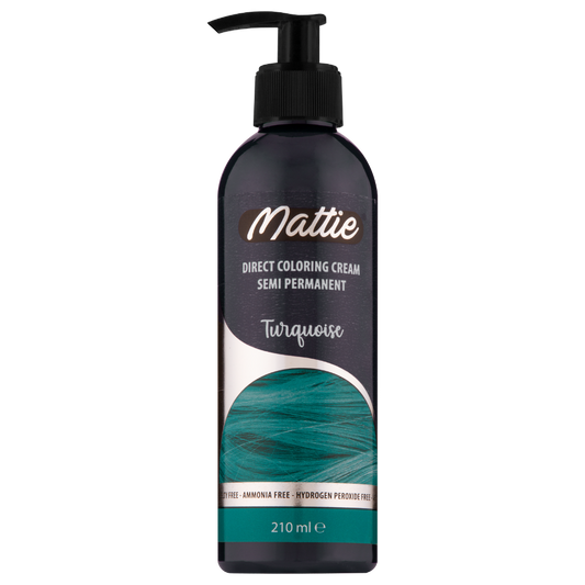 Mattie Turquoise - Direct Vegan Kleurcrème Semi-Permanent 210ml