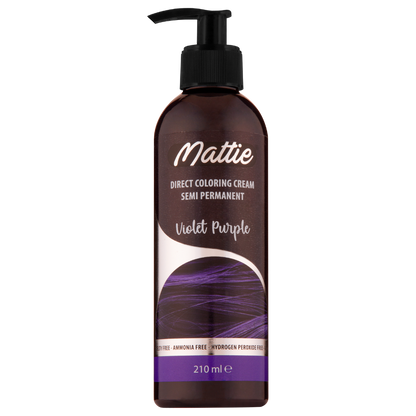 Mattie Violet Purple - Direct Vegan Kleurcrème Semi-Permanent 210ml