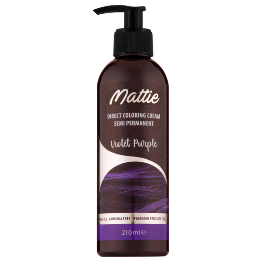 Mattie Violet Purple - Direct Vegan Kleurcrème Semi-Permanent 210ml